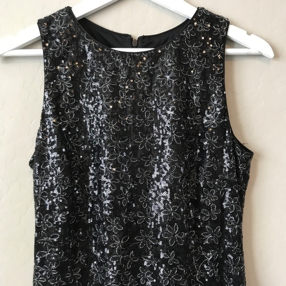 Badgley Mischka Belle Floral Embroidered Dress - Picture 7 of 9